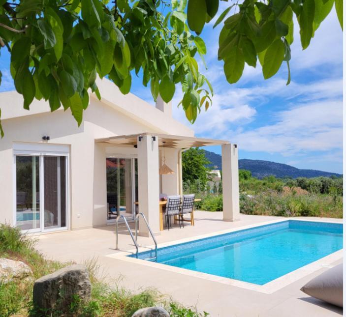 Casa O' - Moderne Villa Mit Grosser Terrasse Und Privatem Swimmingpool Σκάλα Ποταμιάς Εξωτερικό φωτογραφία